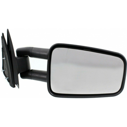 DOOR MIRROR RH MANUAL TOW TYPE W/BLIND SPOT TEXTURED REPLACEMENT FOR GMC YUKON XL 2000 PARTSLINK NUMBER  GM1321244