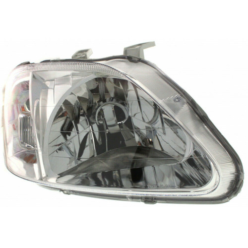 HEAD LAMP RH HQ REPLACEMENT FOR HONDA CIVIC COUPE 2000 PARTSLINK NUMBER  HO2503113