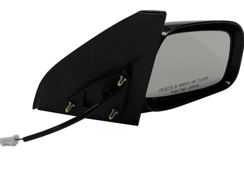 DOOR MIRROR RH POWER NON-FOLDAWAY GLOSS BLACK PTM REPLACEMENT FOR PONTIAC VIBE 2005 PARTSLINK NUMBER TO1321207