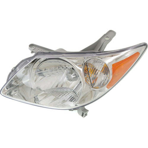 HEAD LAMP LH CHROME HOUSING CAPA REPLACEMENT FOR PONTIAC VIBE 2005 PARTSLINK NUMBER GM2502249C