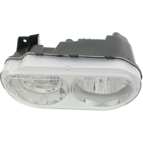 GRILLE MATTE BLACK W/SILVER TRIM   REPLACEMENT FOR DODGE CHALLENGER 2013 PARTSLINK NUMBER  CH2518137C