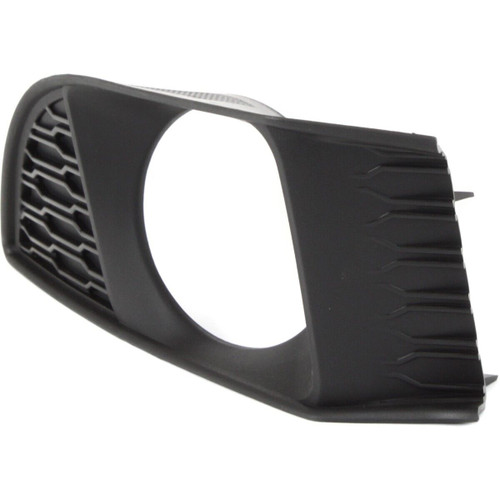 FOG LAMP BEZEL FR RH W/ADAPTIVE CRUISE CTRL MATT-BLACK  REPLACEMENT FOR DODGE CHARGER 2013 PARTSLINK NUMBER   CH1039132