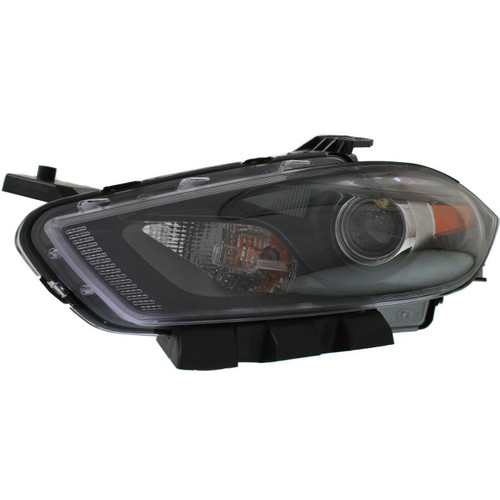 HEAD LAMP LH HALOGEN BLACK BEZEL W/O LOGO HQ	  REPLACEMENT FOR DODGE DART 2013 PARTSLINK NUMBER  CH2502240