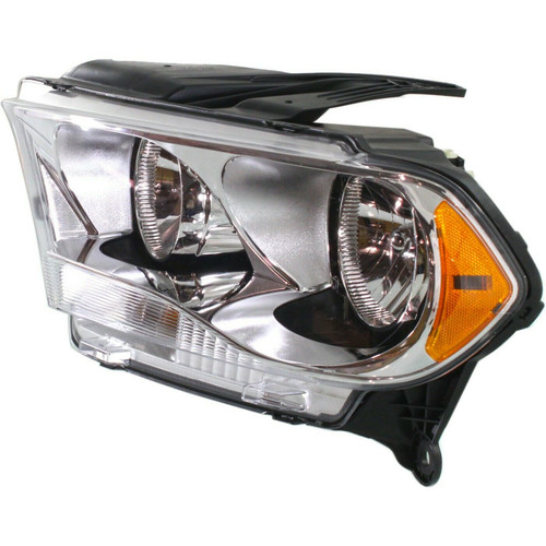 HEAD LAMP LH HALOGEN WITH CHROME TRIM HQ   REPLACEMENT FOR DODGE DURANGO 2013 PARTSLINK NUMBER  CH2502228