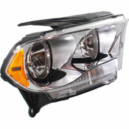 HEAD LAMP RH HALOGEN WITH CHROME TRIM HQ   REPLACEMENT FOR DODGE DURANGO 2013 PARTSLINK NUMBER  CH2503228