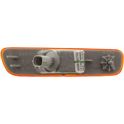 SIGNAL LAMP FR LH AMBER (IN THE BUMPER) CAPA REPLACEMENT FOR LEXUS RX300 2000 PARTSLINK NUMBER LX2550102C SIGNAL LAMP FR LH AMBER (IN THE BUMPER) CAPA REPLACEMENT FOR LEXUS RX300 2000 PARTSLINK NUMBER LX2550102C