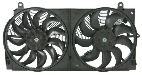 COOLING FAN ASSY TWO FAN ASSYS SIDE BY SIDE SL/SV MODEL WITH 214934GAOA MODULE  REPLACEMENT FOR NISSAN LEAF 2015 PARTSLINK NUMBER  NI3115157
