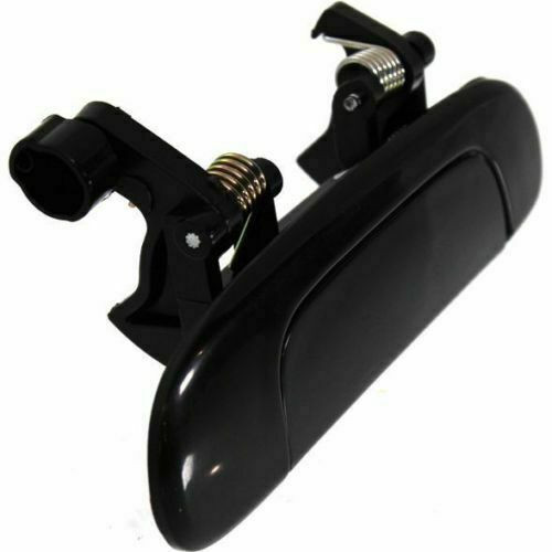 DOOR HANDLE RR RH OUTER PLASTIC BLACK SMOOTH REPLACEMENT FOR MAZDA PROTEGE 2000 PARTSLINK NUMBER  MA1521101