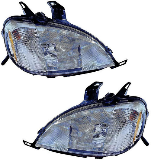 HEAD LAMP RH W/SPORT HQ REPLACEMENT FOR MERCEDES ML320 2000 PARTSLINK NUMBER  MB2503125