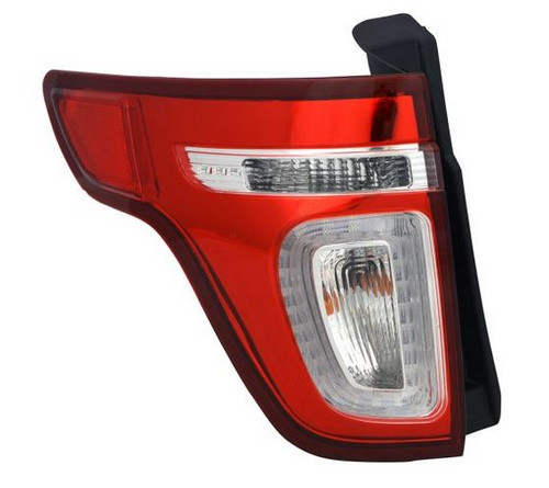 TAIL LAMP RH RED LENS W/LED CAPA REPLACEMENT FOR FORD EXPLORER 2013 PARTSLINK NUMBER FO2801226C TAIL LAMP RH RED LENS W/LED CAPA REPLACEMENT FOR FORD EXPLORER 2013 PARTSLINK NUMBER FO2801226C