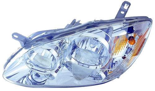 HEAD LAMP LH CE-LE REPLACEMENT FOR TOYOTA COROLLA SEDAN 2005 PARTSLINK NUMBER TO2502160U