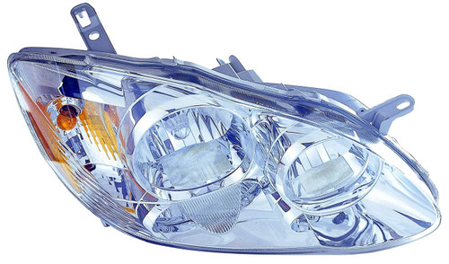 HEAD LAMP RH CE-LE CAPA REPLACEMENT FOR TOYOTA COROLLA SEDAN 2005 PARTSLINK NUMBER TO2503160C