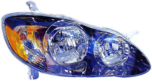 HEAD LAMP RH S/XRS REPLACEMENT FOR TOYOTA COROLLA SEDAN 2005 PARTSLINK NUMBER TO2503154U
