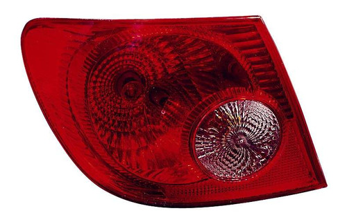 TAIL LAMP LH HQ REPLACEMENT FOR TOYOTA COROLLA SEDAN 2005 PARTSLINK NUMBER 	TO2800154