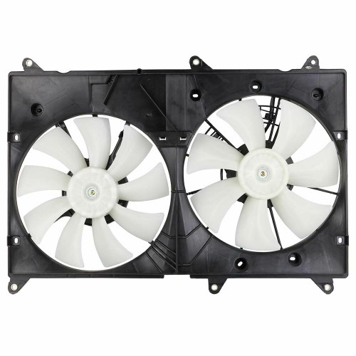COOLING FAN ASSY DUAL FAN ASSY FOR V6 W/O TOW PKG/ FOR 4CYL W/TOW PKG REPLACEMENT FOR TOYOTA HIGHLANDER 2005 PARTSLINK NUMBER TO3115128