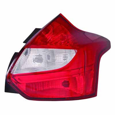 TAIL LAMP RH SE/SEL/TITANIUM MODELS W/O RS PKG HB CAPA    REPLACEMENT FOR FORD FOCUS 2013 PARTSLINK NUMBER FO2819152C