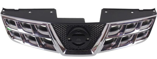 GRILLE CHROME/BLACK W/O CAMERA EXCLUDE KROM PKG  REPLACEMENT FOR NISSAN ROGUE SELECT (JAPAN) 2015 PARTSLINK NUMBER  	NI1200249