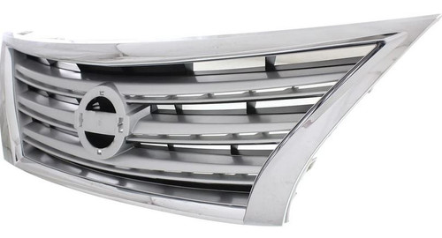 GRILLE CHROME/SILVER  REPLACEMENT FOR NISSAN SENTRA 2015 PARTSLINK NUMBER  NI1200252U