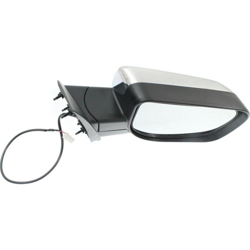 DOOR MIRROR RH POWER CHROME SV W/O TOW  REPLACEMENT FOR NISSAN TITAN PICKUP 2015 PARTSLINK NUMBER  NI1321249