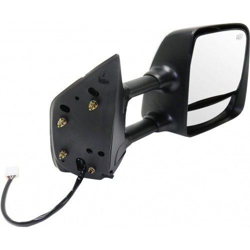 DOOR MIRROR RH POWER HTD MEMORY W/BIG TOW PKG CHROME FOR LE MODEL 04-15/SL 2014  REPLACEMENT FOR NISSAN TITAN PICKUP 2015 PARTSLINK NUMBER  NI1321204