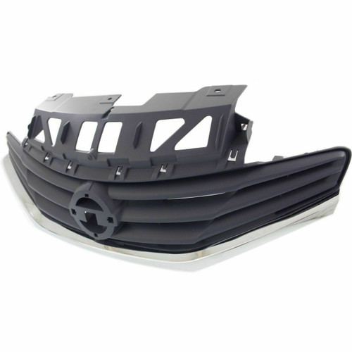 GRILLE NOTE PAINTED GRAY W/CHROME MOULDING   REPLACEMENT FOR NISSAN VERSA HATCHBACK 2015 PARTSLINK NUMBER  NI1200257