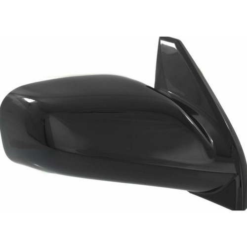 DOOR MIRROR RH MANUAL NON-FOLDAWAY GLOSS BLACK PTM REPLACEMENT FOR TOYOTA MATRIX 2005 PARTSLINK NUMBER TO1321206