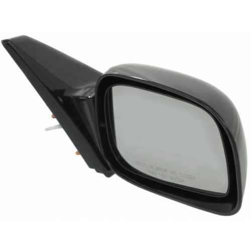 DOOR MIRROR RH MANUAL NON-FOLDAWAY GLOSS BLACK PTM REPLACEMENT FOR TOYOTA MATRIX 2005 PARTSLINK NUMBER TO1321206