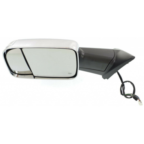 DOOR MIRROR LH POWER CHROME HTD W/AMBIENT/SIGNAL/PUDDLE LAMP/MEMORY/TOW  REPLACEMENT FOR RAM PICKUP RAM 1500 2015 PARTSLINK NUMBER  CH1320351