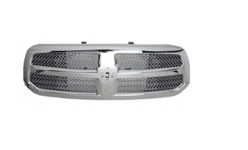 GRILLE CHROME FRAME W/CHROME WAVE MESH  REPLACEMENT FOR RAM PICKUP RAM 1500 2015 PARTSLINK NUMBER  CH1200409