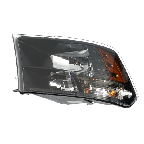 HEAD LAMP LH HALOGEN STD TYPE W/BLACK BEZEL CAPA   REPLACEMENT FOR RAM PICKUP RAM 2500 2015 PARTSLINK NUMBER  CH2518149C