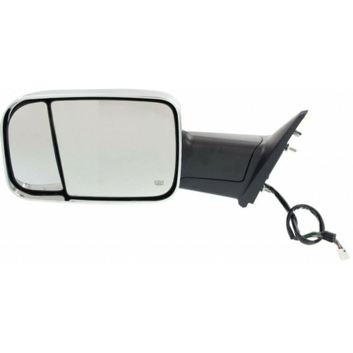 DOOR MIRROR LH POWER CHROME HTD W/AMBIENT/SIGNAL/PUDDLE LAMP/MEMORY/TOW  REPLACEMENT FOR RAM PICKUP RAM 3500 2015 PARTSLINK NUMBER  CH1320351