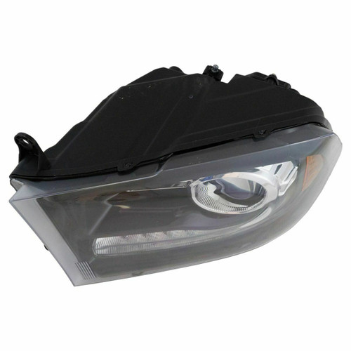 HEAD LAMP LH HALOGEN PROJECTOR BLACK BEZEL  REPLACEMENT FOR RAM PICKUP RAM 3500 2015 PARTSLINK NUMBER  CH2502245U