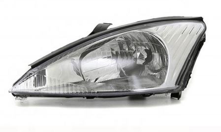 HEAD LAMP RH W/SVT PKG W/BLACK BEZEL HQ REPLACEMENT FOR FORD FOCUS SVT 2002 PARTSLINK NUMBER  FO2503192