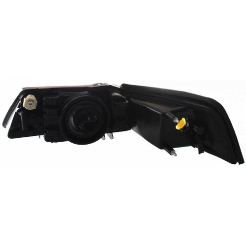HEAD LAMP RH BLACK BEZEL HQ REPLACEMENT FOR FORD MUSTANG COBRA 2002 PARTSLINK NUMBER  FO2503177