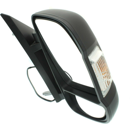 DOOR MIRROR RH MANUAL BLACK W/SIGNAL/TEMPERATURE SENSOR NON-EXTENDING/ MANUAL FOLD W/O HEAT  REPLACEMENT FOR RAM PROMASTER 3500 2015 PARTSLINK NUMBER  CH1321417