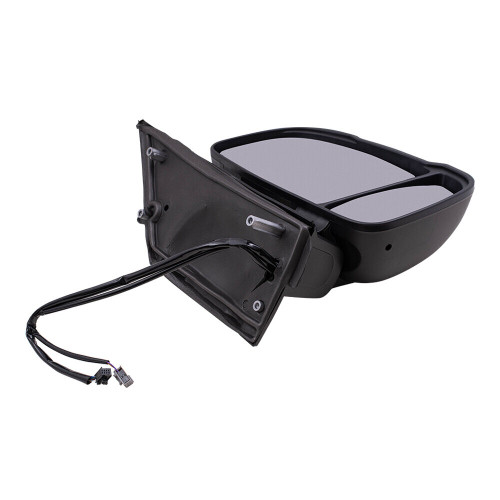 DOOR MIRROR RH POWER TEXTURED W/SIGNAL/POWER FOLD W/O EXTENDED MIRRORS  REPLACEMENT FOR RAM PROMASTER 3500 2015 PARTSLINK NUMBER  CH1321432