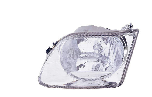 HEAD LAMP LH W/O BRACKET REPLACEMENT FOR FORD PICKUP FORD LIGHTDUTY(F150) 2002 PARTSLINK NUMBER  FO2502182V