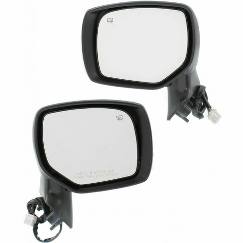 DOOR MIRROR RH POWER HTD W/O SIGNAL PTM  REPLACEMENT FOR SUBARU FORESTER 2015 PARTSLINK NUMBER  SU1321130