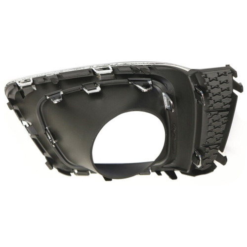 FOG LAMP BEZEL FR RH 2.0L XT MODEL BLACK/CHROME  REPLACEMENT FOR SUBARU FORESTER 2015 PARTSLINK NUMBER  SU1039107