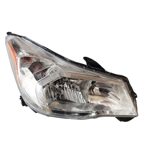 HEAD LAMP RH HALOGEN 2.5L CHROME BEZEL HQ  REPLACEMENT FOR SUBARU FORESTER 2015 PARTSLINK NUMBER  SU2503145