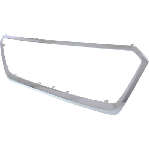 GRILLE SURROUND ALL CHROME  REPLACEMENT FOR SUBARU IMPREZA 2015 PARTSLINK NUMBER  SU1202100