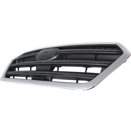 GRILLE MATTE DARK GRAY W/SILVER GRAY MOULDING  REPLACEMENT FOR SUBARU LEGACY 2015 PARTSLINK NUMBER  SU1200161