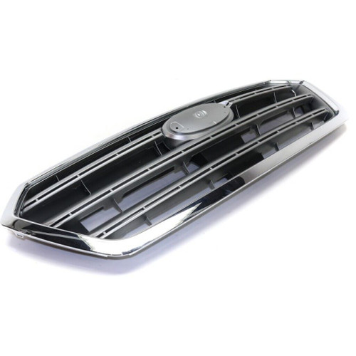 GRILLE PAINTED SILVER GRAY W/CHROME MOULDING  REPLACEMENT FOR SUBARU LEGACY 2015 PARTSLINK NUMBER  SU1200162