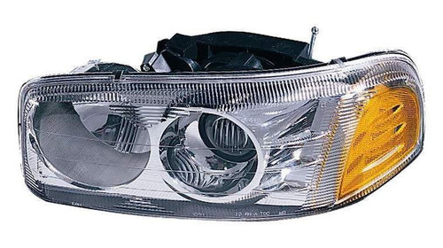 HEAD LAMP LH HQ REPLACEMENT FOR GMC PICKUP GMC SIERRA (1500) (2500-3500) 2002 PARTSLINK NUMBER GM2502214 HEAD LAMP LH HQ REPLACEMENT FOR GMC PICKUP GMC SIERRA (1500) (2500-3500) 2002 PARTSLINK NUMBER GM2502214