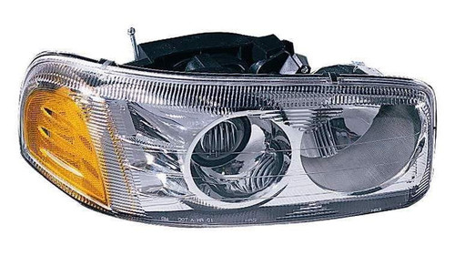 HEAD LAMP RH HQ REPLACEMENT FOR GMC PICKUP GMC SIERRA (1500) (2500-3500) 2002 PARTSLINK NUMBER  GM2503214