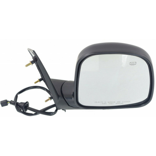 DOOR MIRROR RH POWER HTD TEXTURED CONVEX GLASS REPLACEMENT FOR GMC VAN GMC SAVANA 2002 PARTSLINK NUMBER  GM1321228