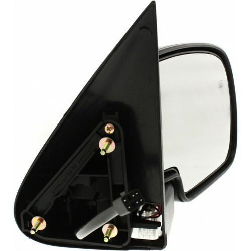 DOOR MIRROR RH POWER HTD W/MANUAL FOLDING W/PUDDLE LAMP TEXTURED REPLACEMENT FOR GMC YUKON 2002 PARTSLINK NUMBER  GM1321247