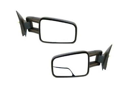 DOOR MIRROR LH MANUAL TOW TYPE W/BLIND SPOT TEXTURED REPLACEMENT FOR GMC  YUKON 2002 PARTSLINK NUMBER  GM1320244
