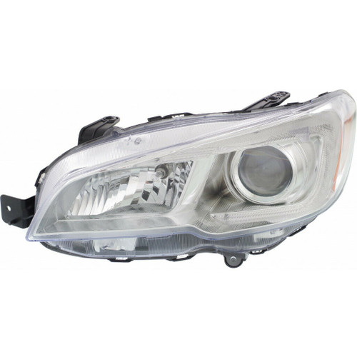 HEAD LAMP LH HALOGEN W/CHROME BEZEL HQ REPLACEMENT FOR SUBARU WRX 2015 PARTSLINK NUMBER SU2502152 HEAD LAMP LH HALOGEN W/CHROME BEZEL HQ REPLACEMENT FOR SUBARU WRX 2015 PARTSLINK NUMBER SU2502152