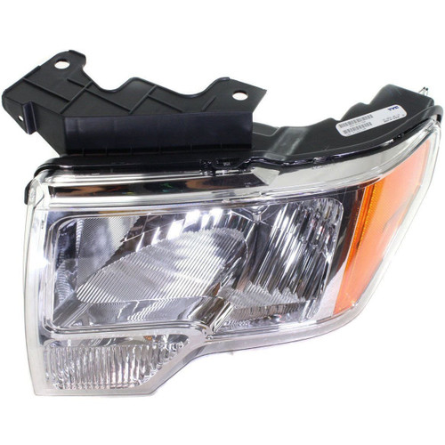 HEAD LAMP LH EXCEPT HARLEY DAVIDSON SVT W/CHROME TRIM HQ      REPLACEMENT FOR FORD PICKUP FORD LIGHTDUTY(F150) 2013 PARTSLINK NUMBER   FO2502287